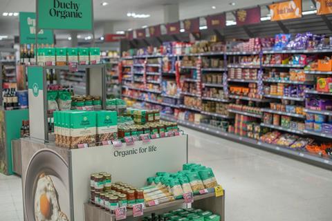 waitrose aisle dutchy organic