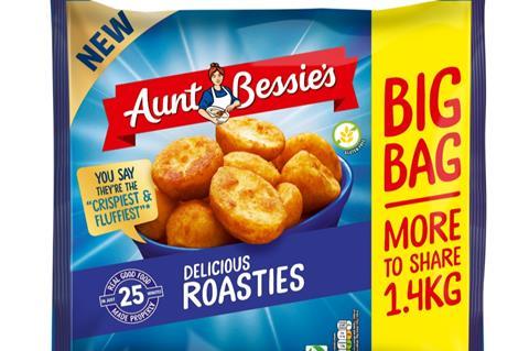 Aunt Bessie's recipe for its frozen roast potatoes | News | The