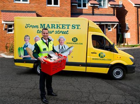 Morrisons van with Dalton Philips