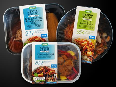 Asda Calorie Counted meals