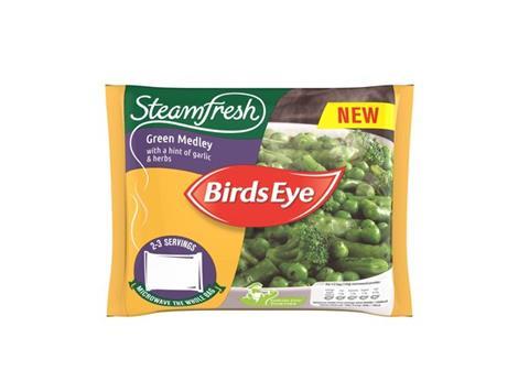 Birds Eye food waste packaging