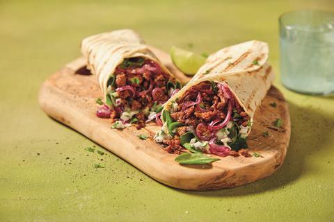 Morrisons Plant Revolution No Chicken Shwarma Flatbread