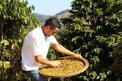 Ademilson Borges, a Fairtrade coffee farmers from the APASCOFEEE cooperative in Peru. Image credit_ CLAC