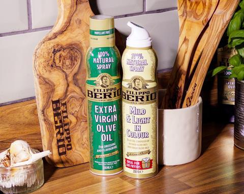 Filippo Berio olive oil spray
