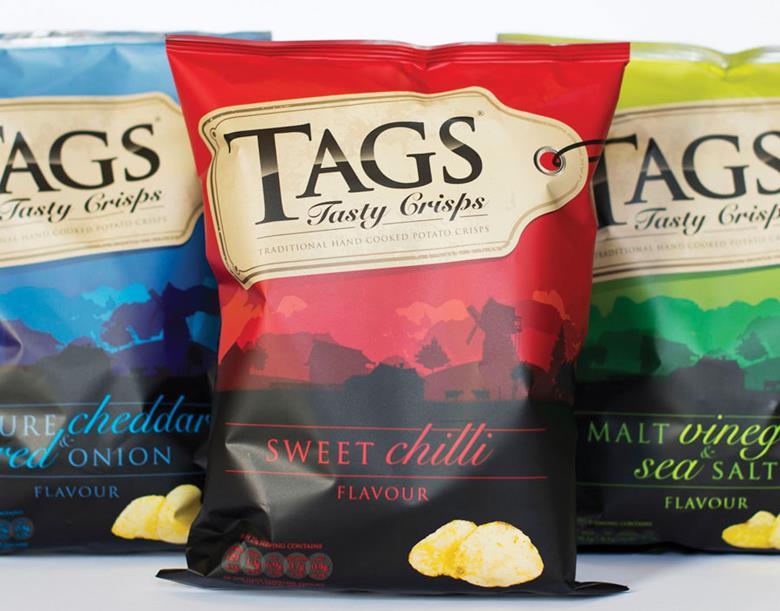 Tags Tasty Crisps' grip on mults speeds up after Dragons' Den News