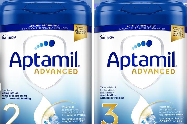 Danone’s Aptamil rebrands premium formula milk range as Aptamil