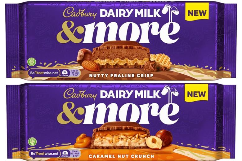 Cadbury adds Dairy Milk & More filled chocolate bars The Grocer