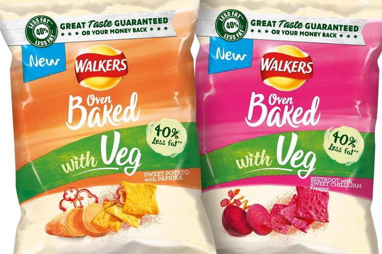 Walkers adds vegetablebased crisps duo to Oven Baked lineup News