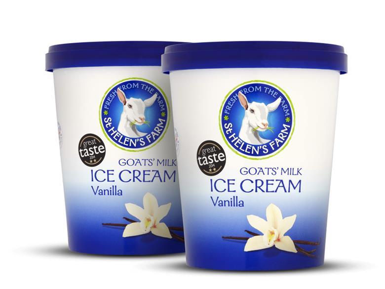 St Helen's Farm Goats Milk Ice Cream Acid Test Analysis & Features The Grocer
