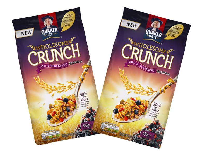 Quaker Oats Goji & Blueberry Granola acid test Analysis & Features The Grocer