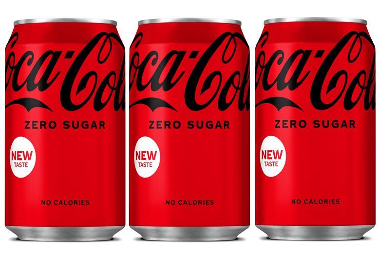 Coca-Cola revamps recipe and pack design for ‘evolved’ Zero Sugar SKU ...
