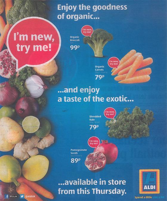 Aldi launches its firstever organic range News The Grocer