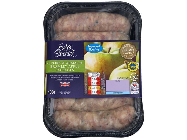 Asda sausages get new removable labels from Finnebrogue News The Grocer