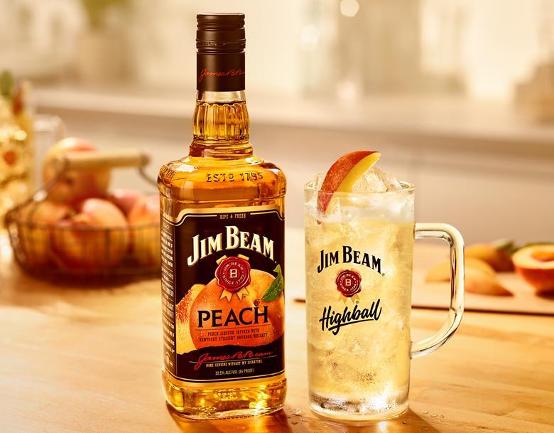 Jim Beam adds peach to flavoured bourbon offering News The Grocer