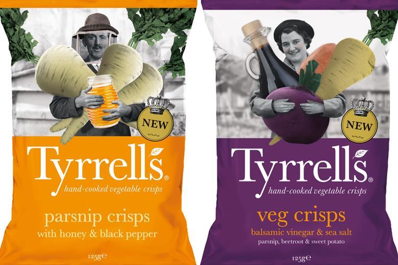KP Snacks to roll out revamped Tyrrells veg crisps range News The