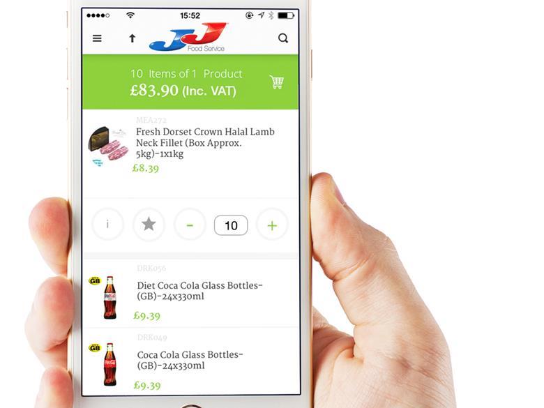 JJ Food Service targets impulse with new app News The Grocer