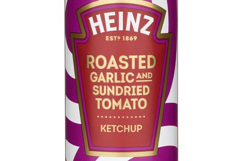 Heinz Gourmet Roasted Garlic & Sundried Tomato Ketchup acid test