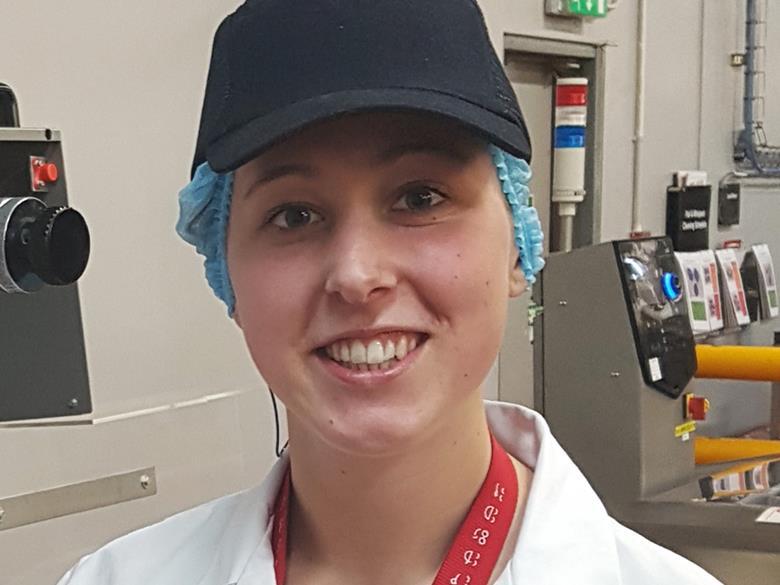 My food & drink job Isabel Hardisty, graduate engineer, Pladis