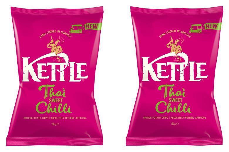 Kettle Chips adds 'authentic' Thai Sweet Chilli flavour to crisps