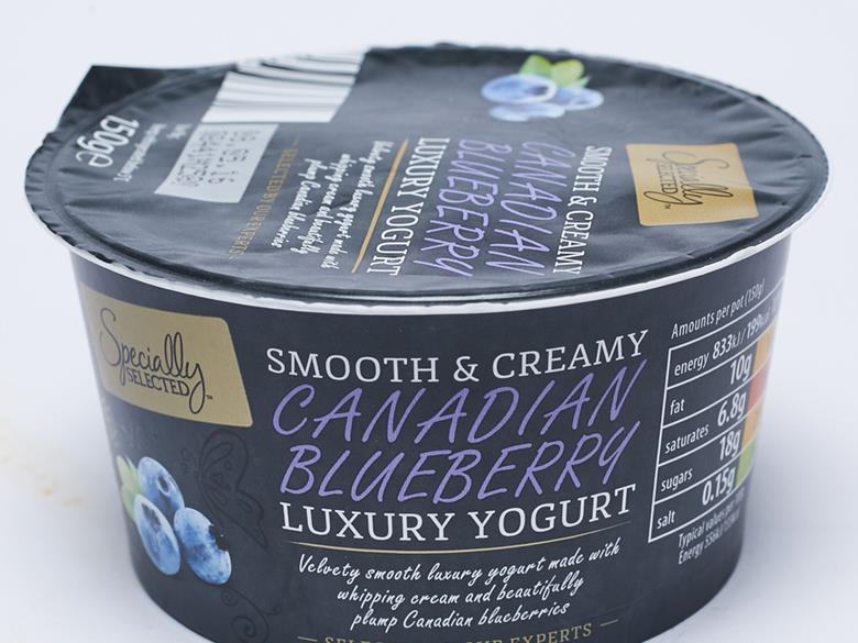 Aldi Smooth & Creamy Canadian Blueberry Luxury Yogurt Analysis
