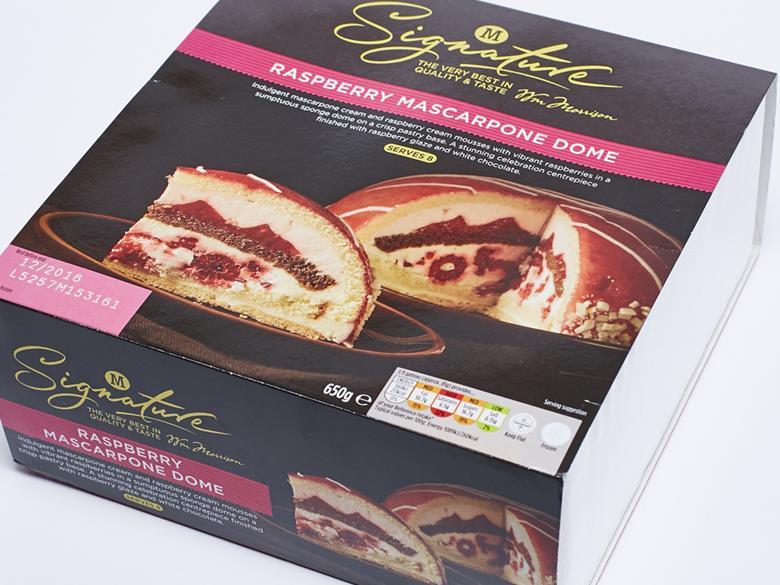 Morrisons Signature Raspberry Mascarpone Dome Analysis and Features