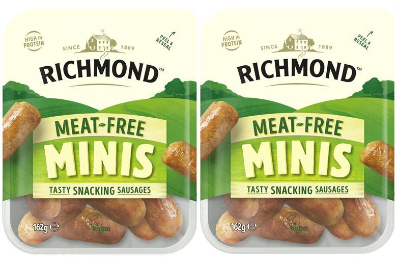 Richmond enters meatfree snacking with vegan mini sausages News