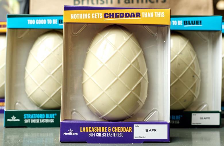 Cheese eggs and bunny crumpets Morrisons Easter range 2023 Range