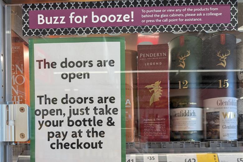 Morrisons Buzz For Booze Security Cabinets