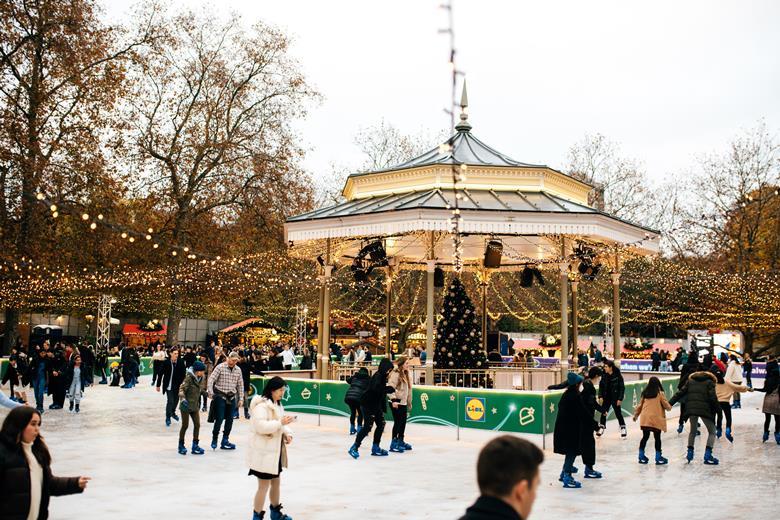 Lidl sponsoring giant festive outdoor ice skating rinks in London and Edinburgh News The Grocer