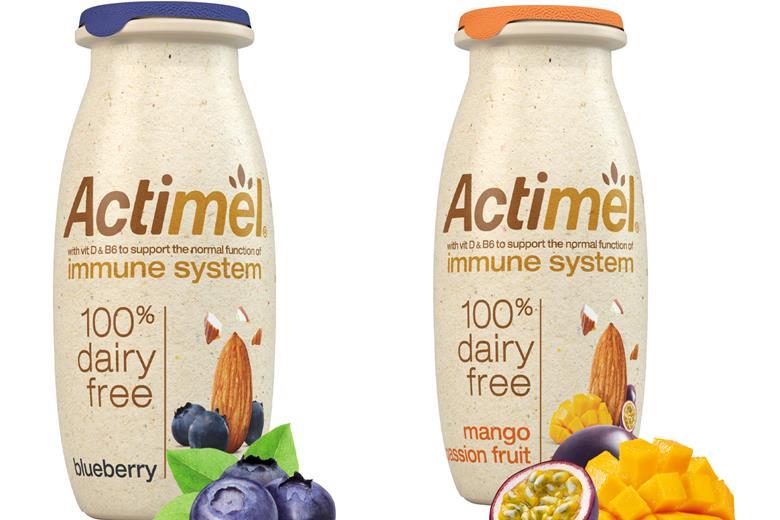 Danone pushes plantbased with dairyfree Actimel variant News The