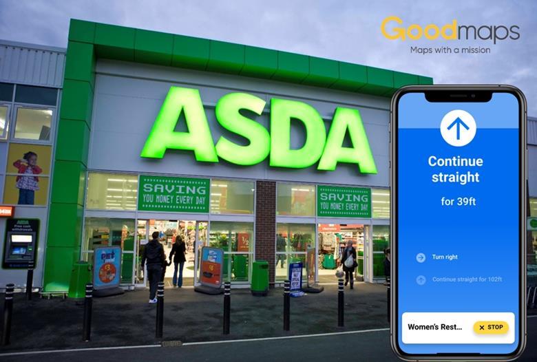 Asda trials GoodMaps wayfinding app at Stevenage store News The Grocer
