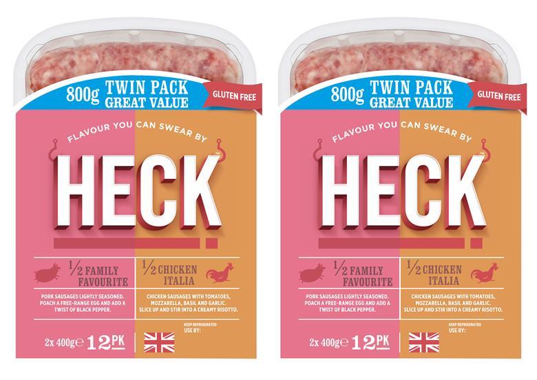 Heck launches first pork and chicken sausage twinpack News The Grocer