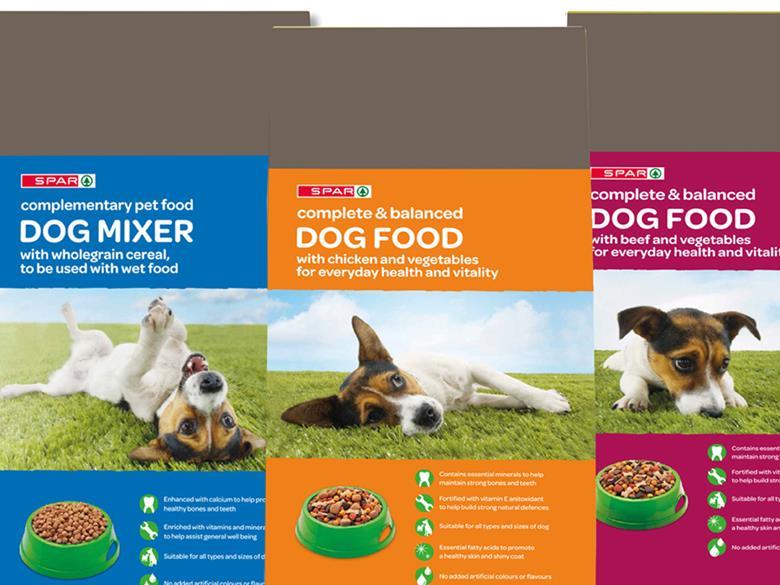 Spar relaunches 'improved' cat and dog food in smaller packs News