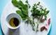 Oil balsamic vinegar herbs