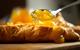 Jam croissant breakfast