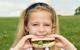 child with sandwich