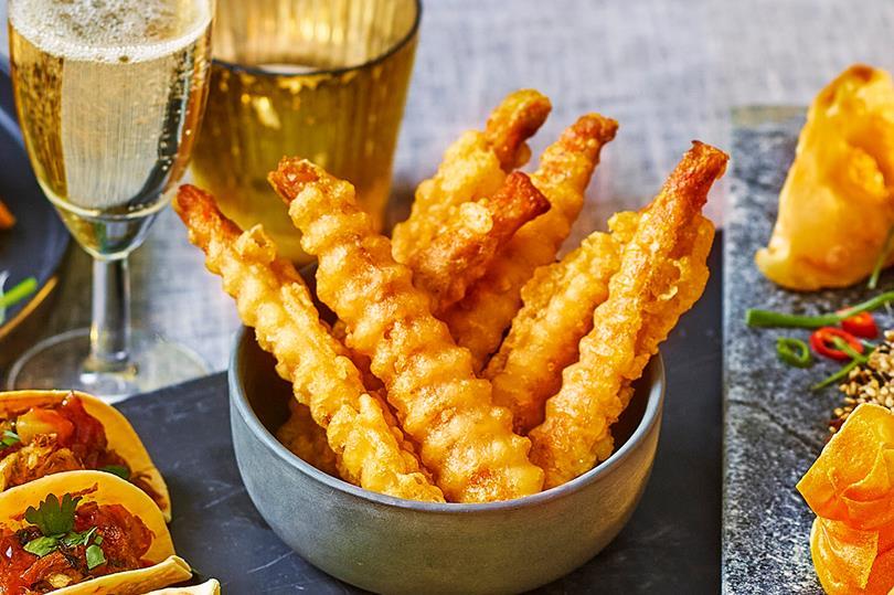 Candy cane pigs in blankets and blonde chocolate popcorn the Tesco