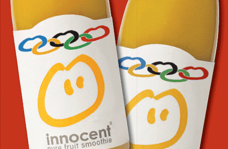 Innocent Olympic packaging