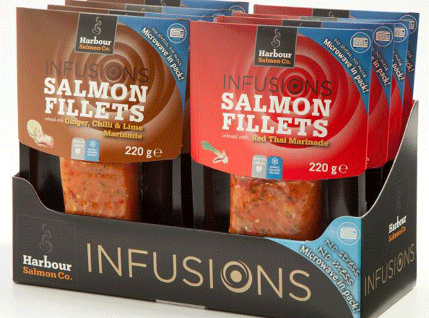 Aldi adds more Harbour Salmon Co Infusions listings