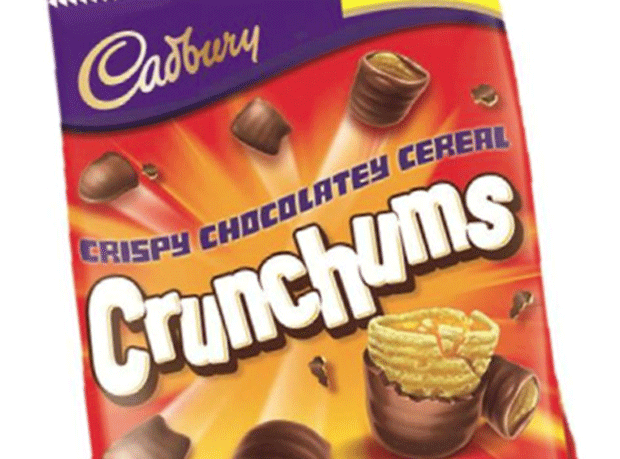 Cadbury Crunchums is its latest baggged chocolate snack NPD