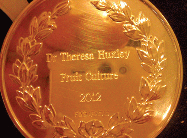 Sainsbury's technologist Huxley wins fruiterer award