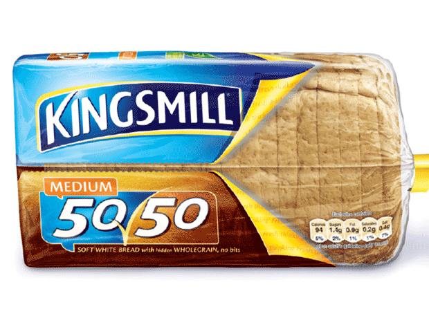 Kingsmill medium 50/50 bread