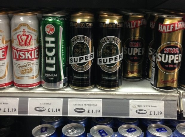 cheap beer cans alcohol