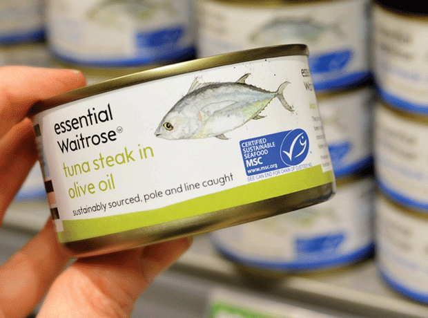 All Waitrose canned tuna to get MSC labels