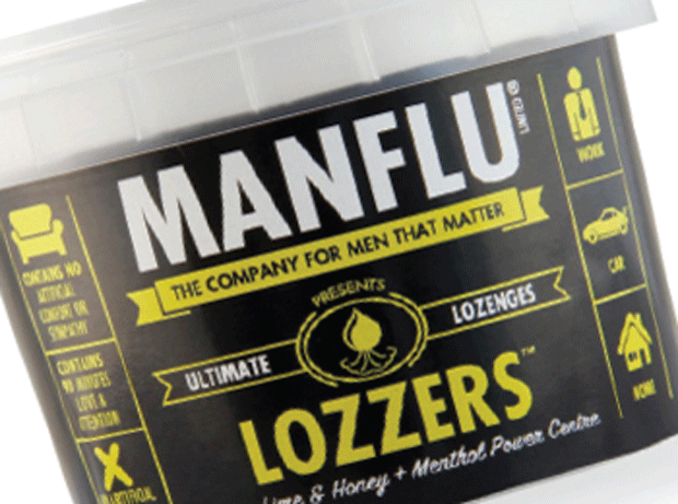 The Grocer helps Manflu get a listing for its Lozzers