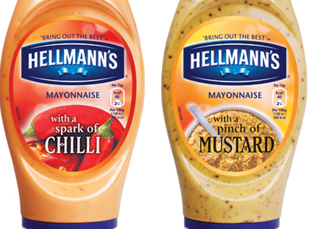 Hellmans mayo squeezy packs