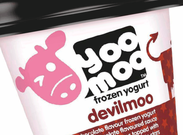 Yoomoo Devilmoo frozen yoghurt