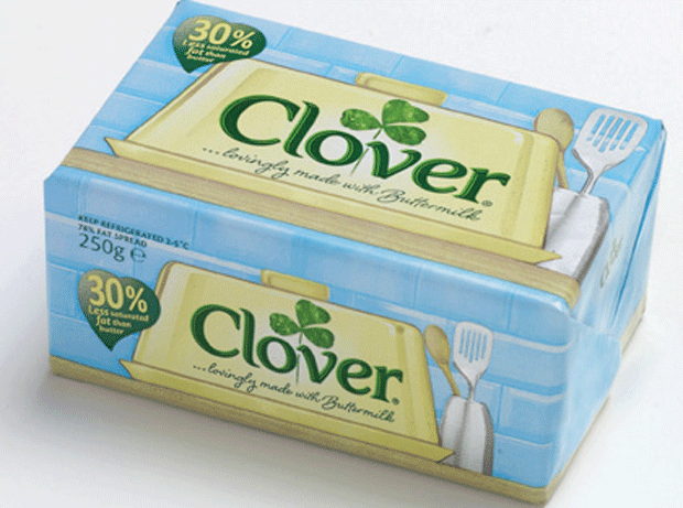 Dairy Crest refreshes Clover block butter packs