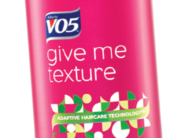 VO5 Give Me Texture range boosted by shampoo and conditioner