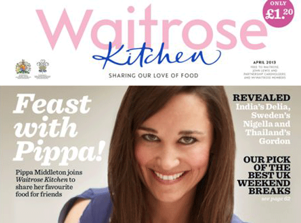 Pippa effect in full swing for Waitrose Kitchen magazine